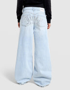 Denim Open Hem Jeans