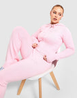 Corset Knit Full-Zip Hoodie