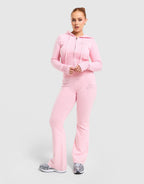 Corset Knit Full-Zip Hoodie