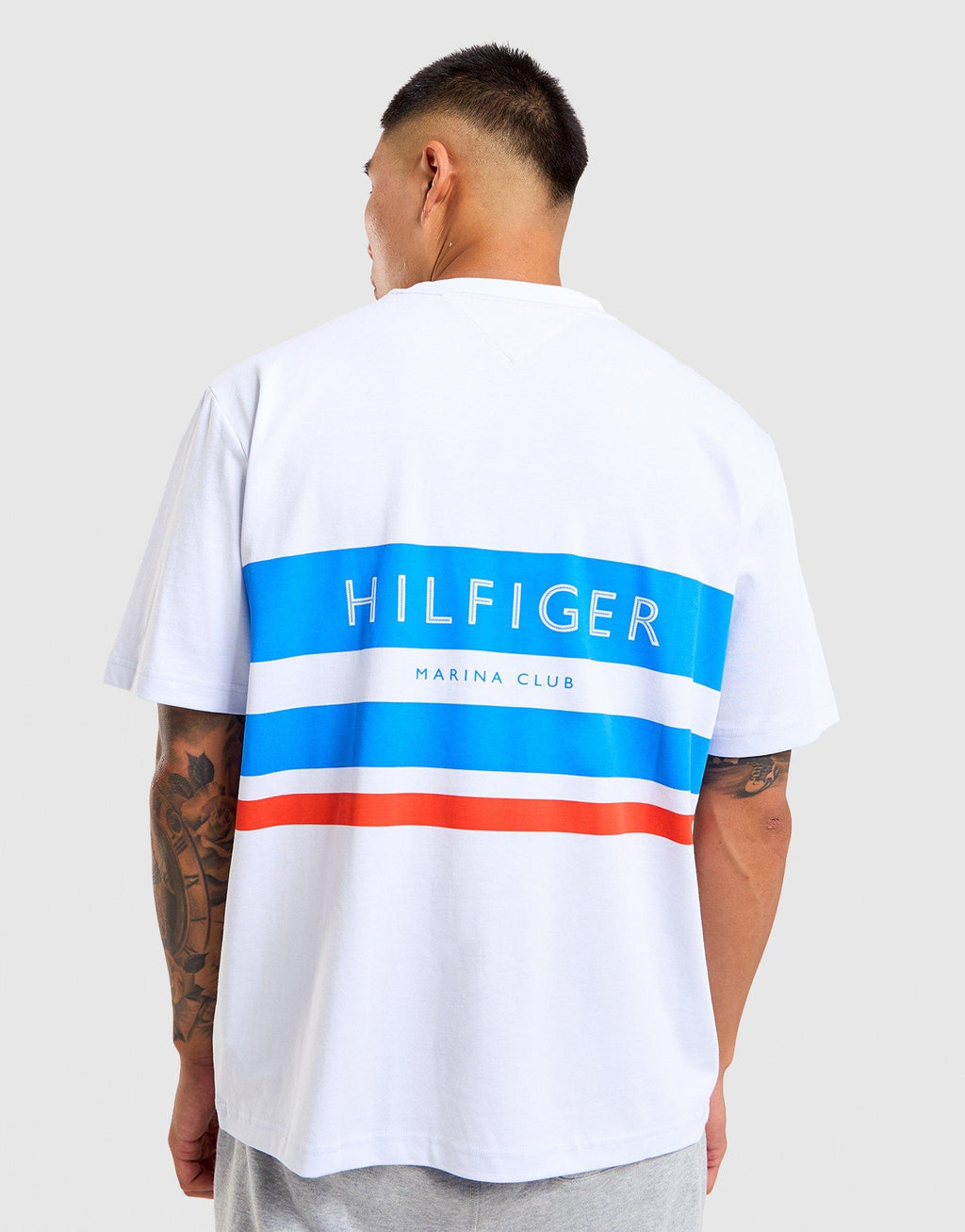 Logo Colour-Blocked Relaxed T-Shirt