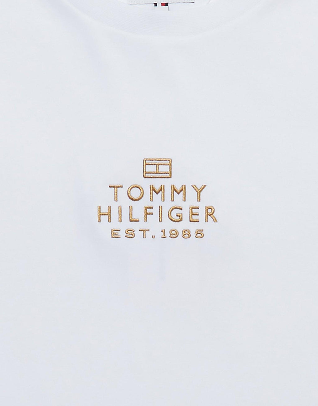 Tonal Logo Embroidery Interlock Knit T-Shirt
