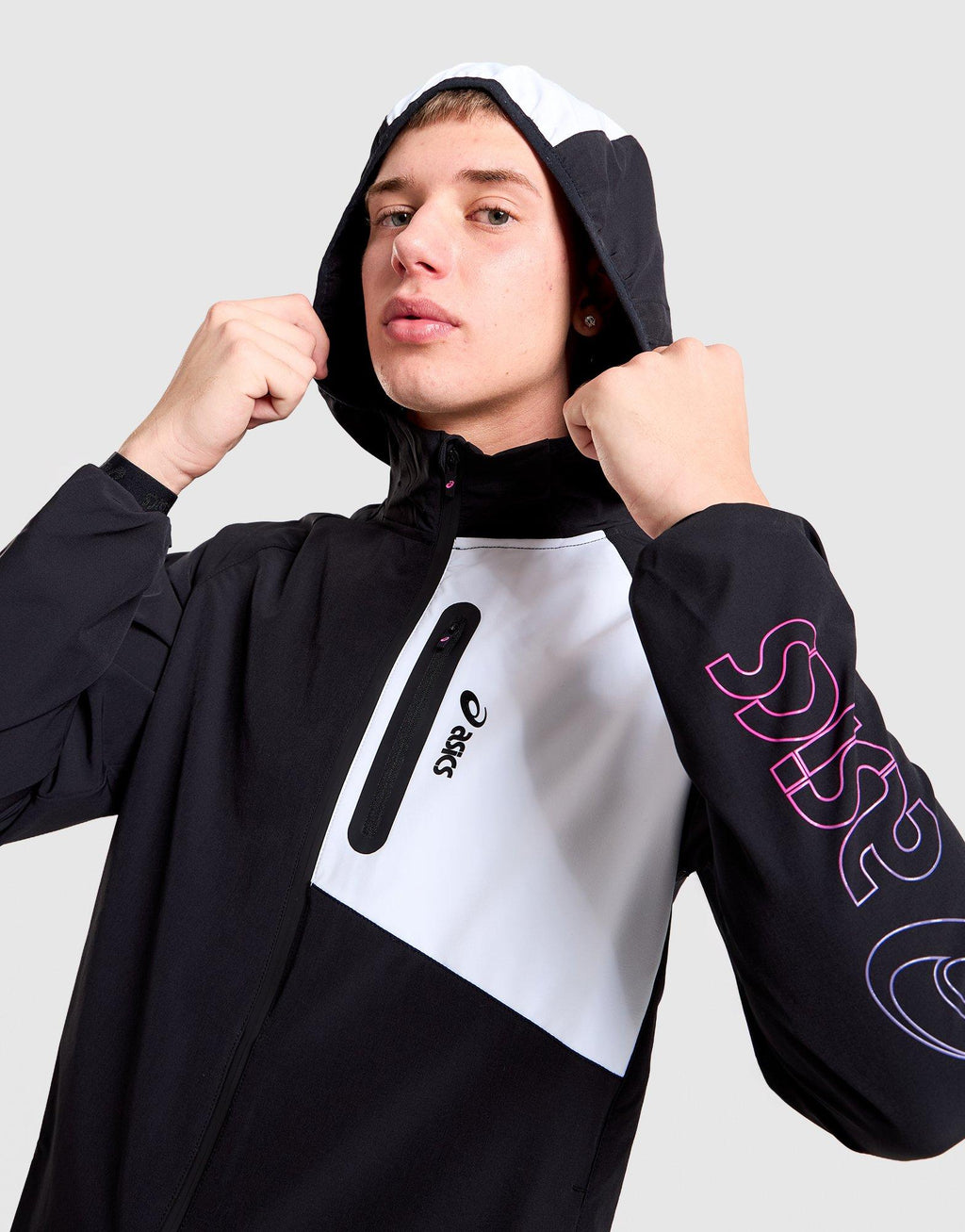 Woven Full-Zip Hooded Jacket