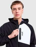 Woven Full-Zip Hooded Jacket