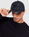 9TWENTY NY Yankees Denim Destroyed Cap