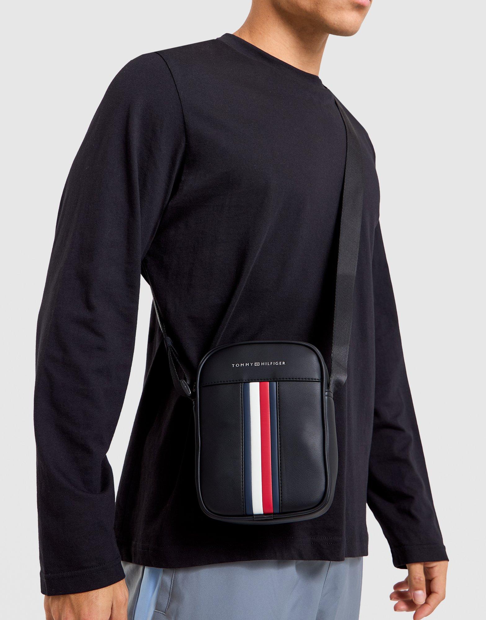 Signature Tape Crossbody Reporter Bag