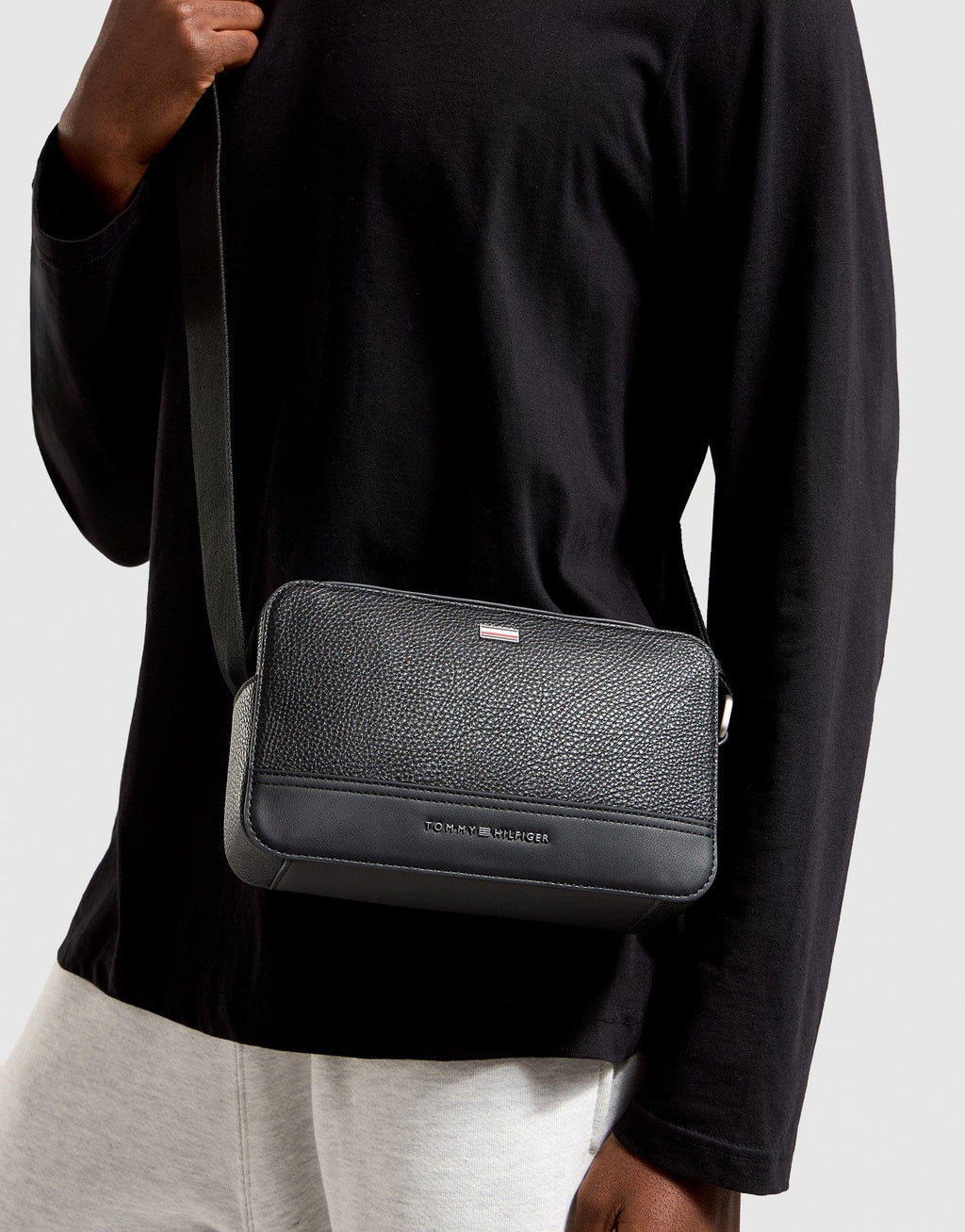 Signature Tape Crossbody Reporter Bag