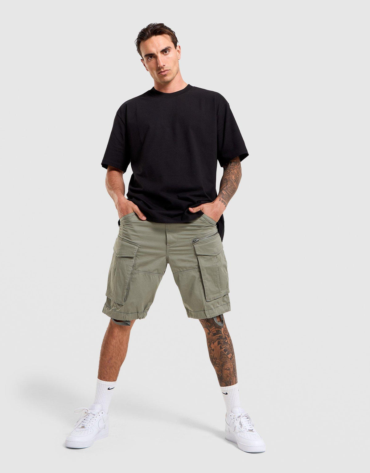 Rovic Zip Relaxed Shorts