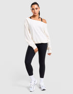 Off-Shoulder Sweatshirt