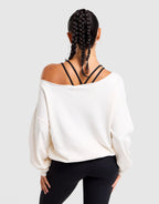 Off-Shoulder Sweatshirt