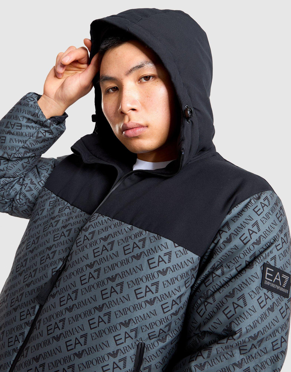 Padded Hooded Bomber Jacket