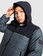 Padded Hooded Bomber Jacket