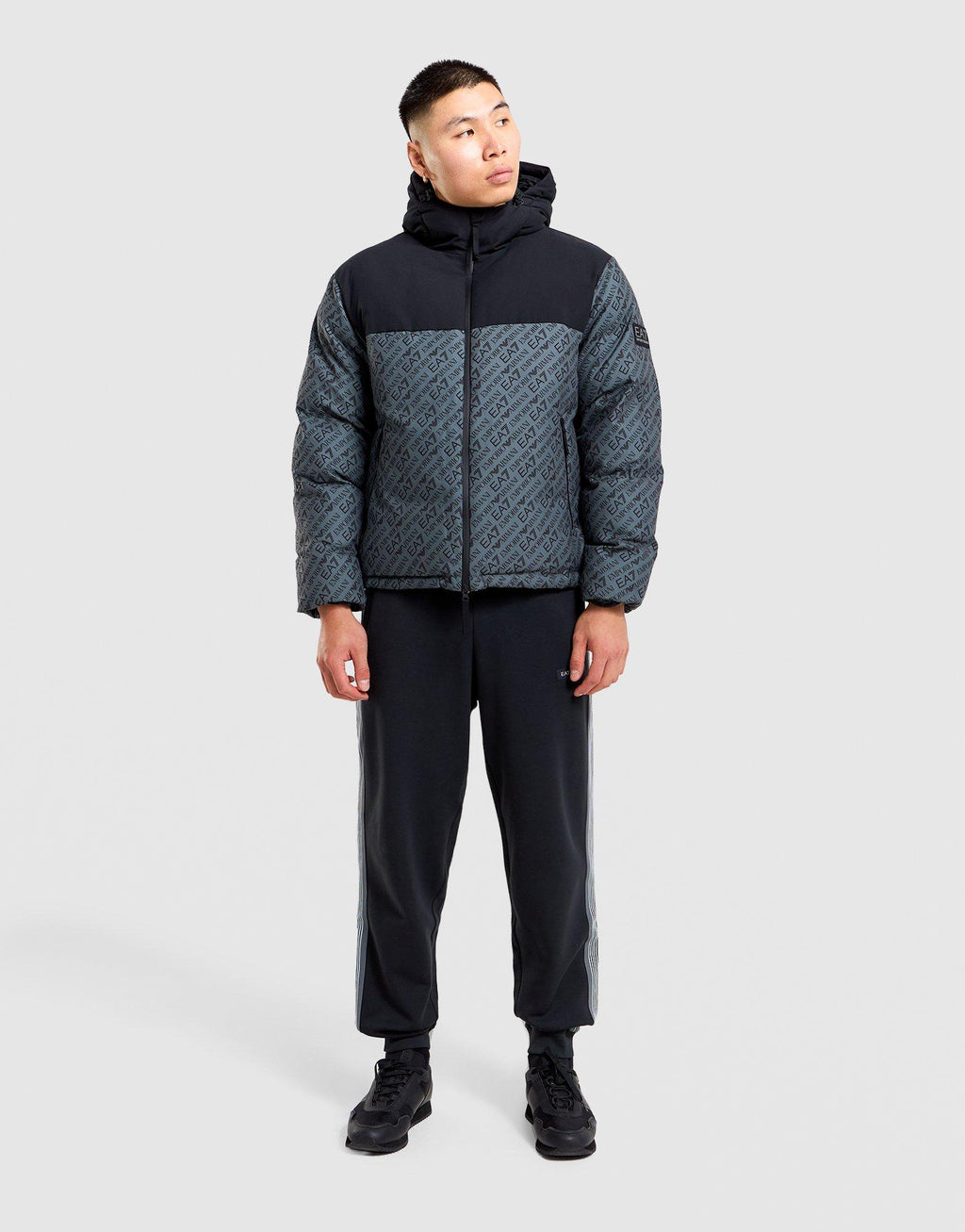 Padded Hooded Bomber Jacket