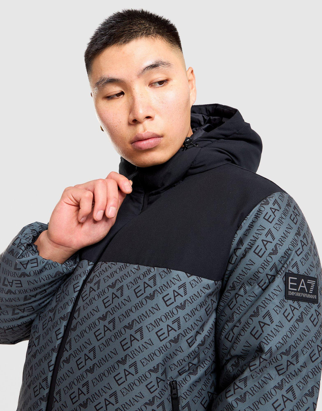Padded Hooded Bomber Jacket