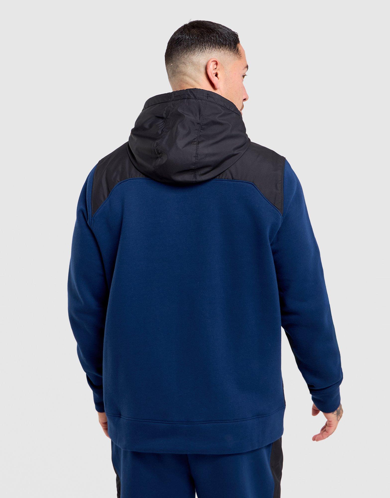 Fleece Woven Icon Hoodie