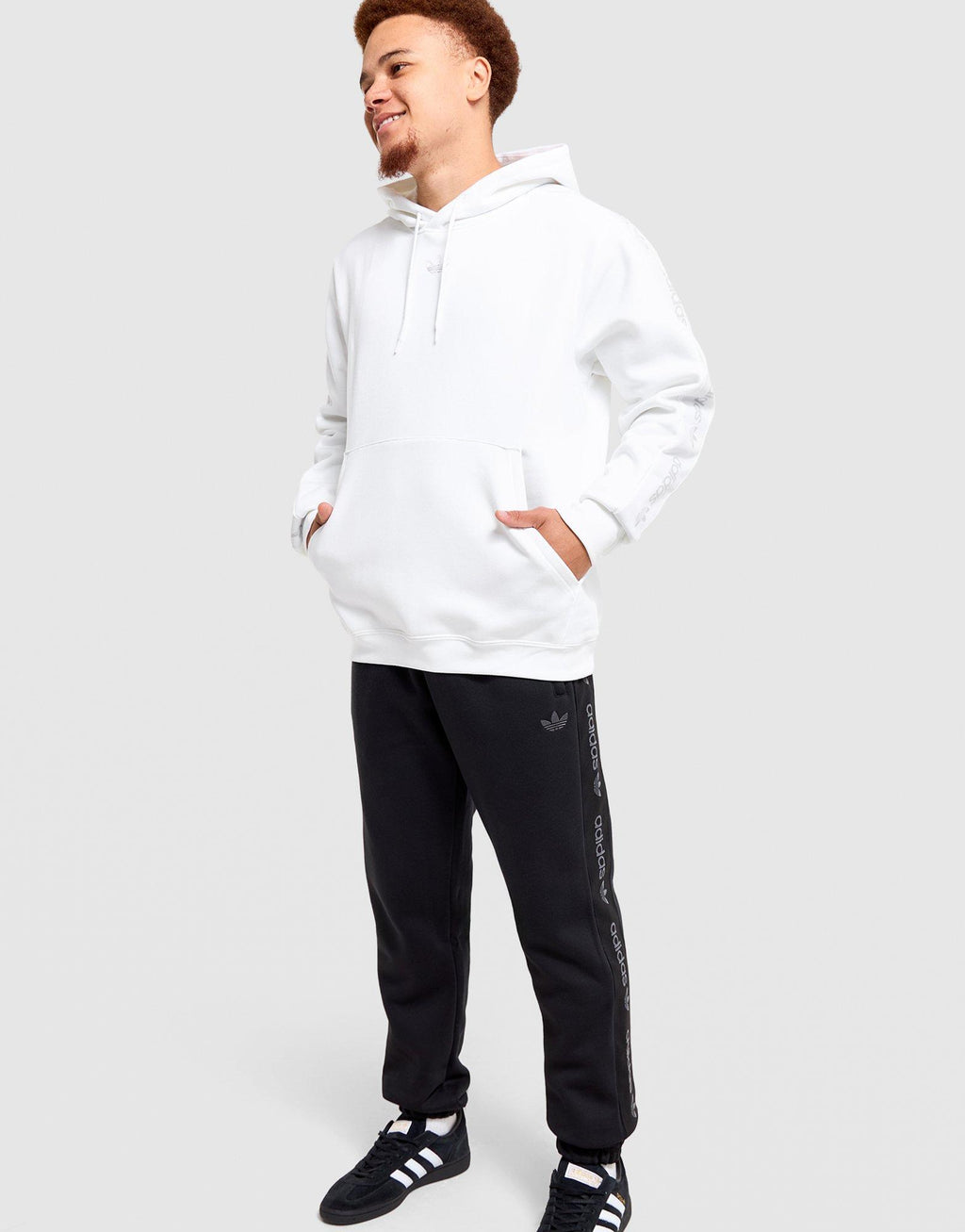 Jacquard Tape Fleece Hoodie