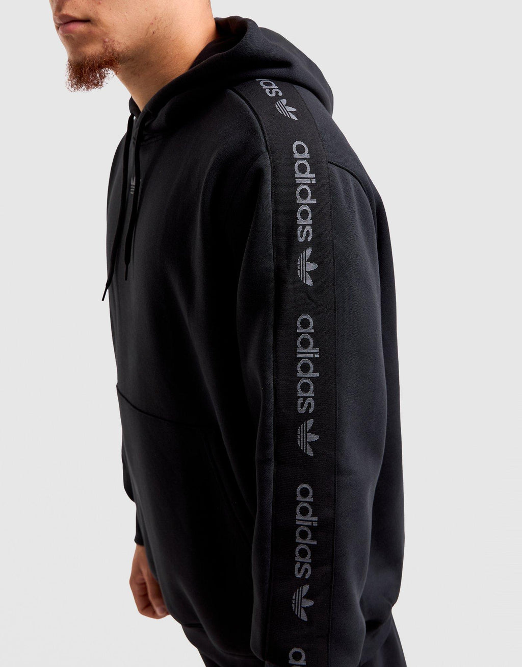 Jacquard Tape Fleece Hoodie