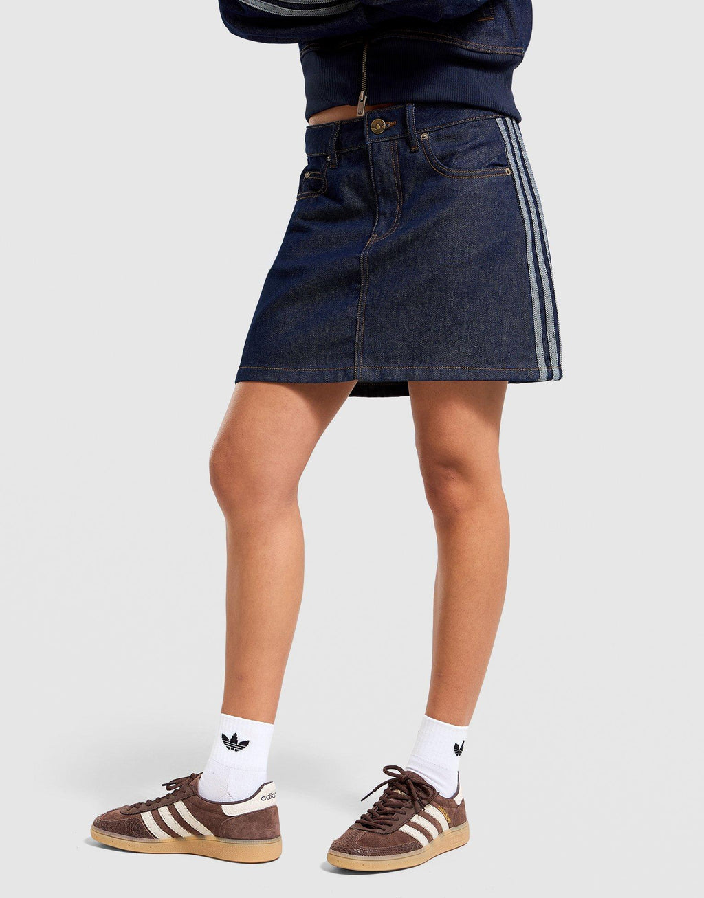 Firebird Denim Mini Skirt