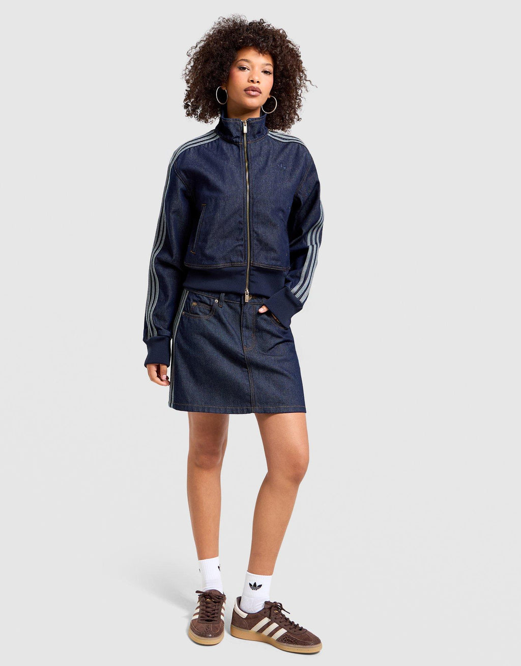 Firebird Denim Mini Skirt