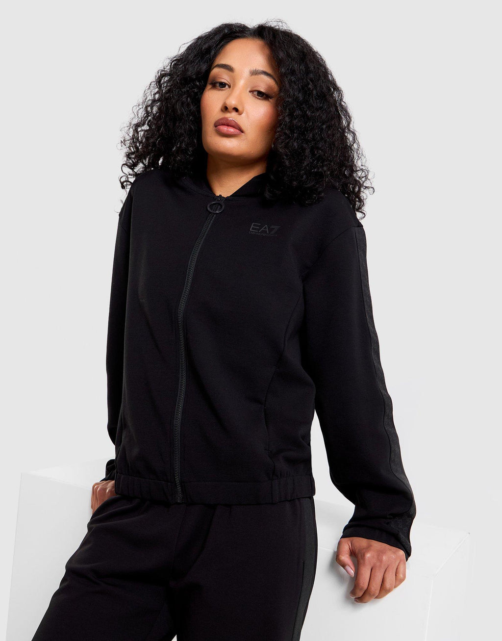 Tape Full-Zip Hoodie