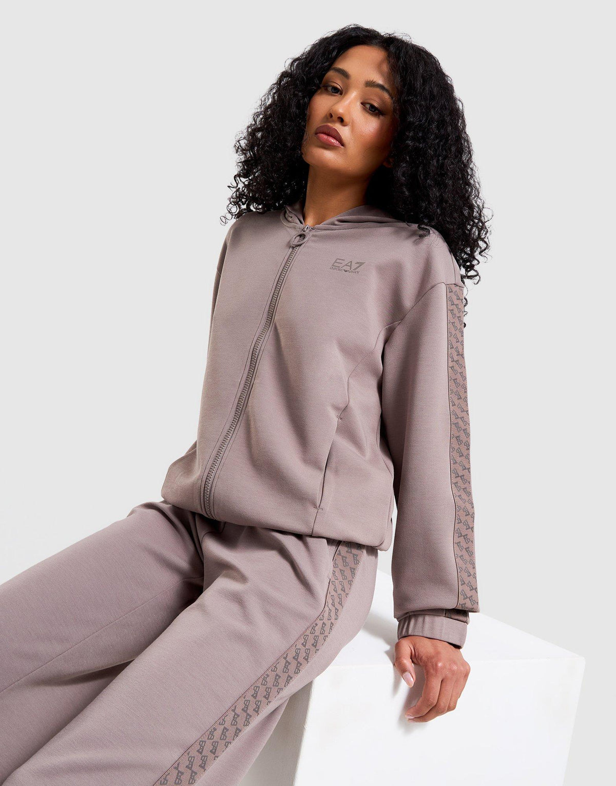 Tape Full-Zip Hoodie