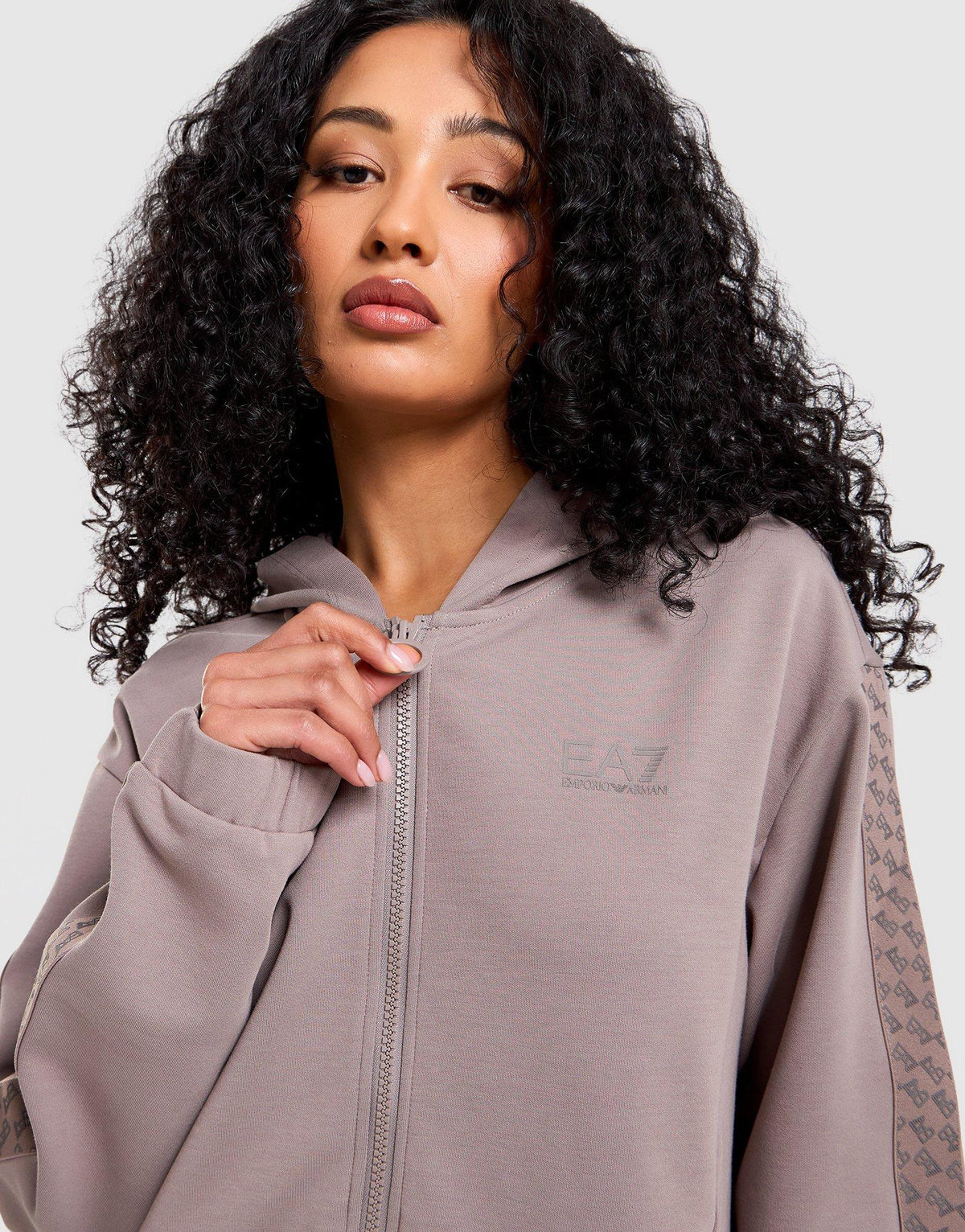 Tape Full-Zip Hoodie