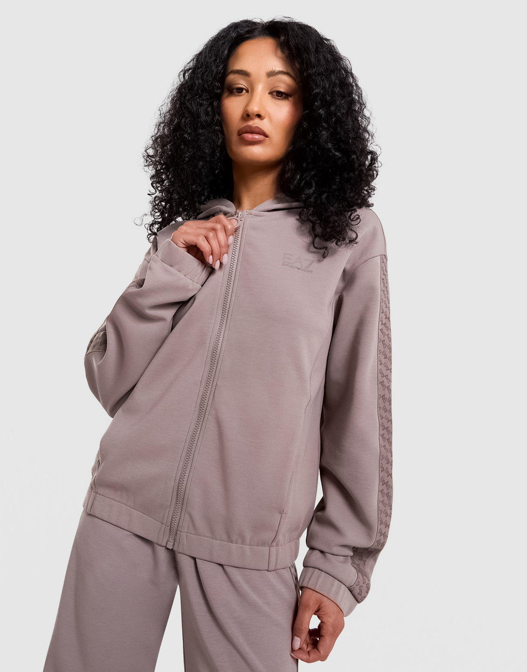 Tape Full-Zip Hoodie