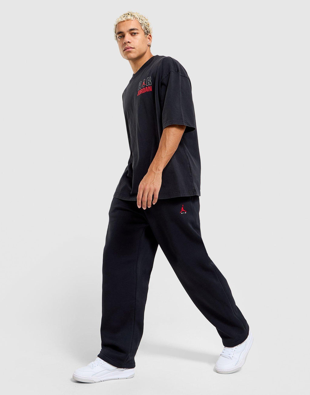 Brooklyn Statement Fleece Open-Hem Pants