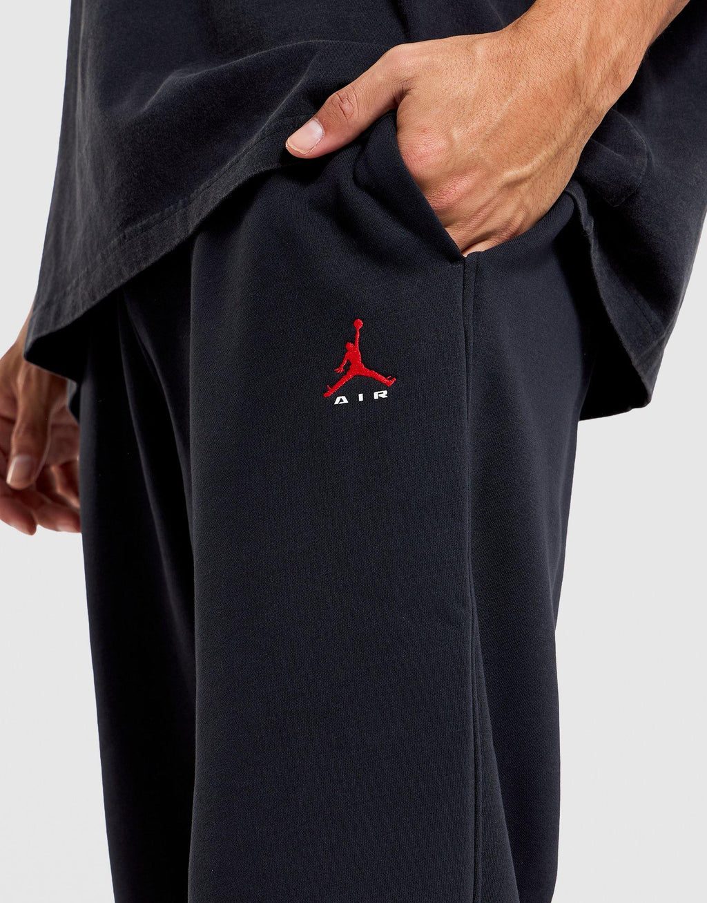 Brooklyn Statement Fleece Open-Hem Pants