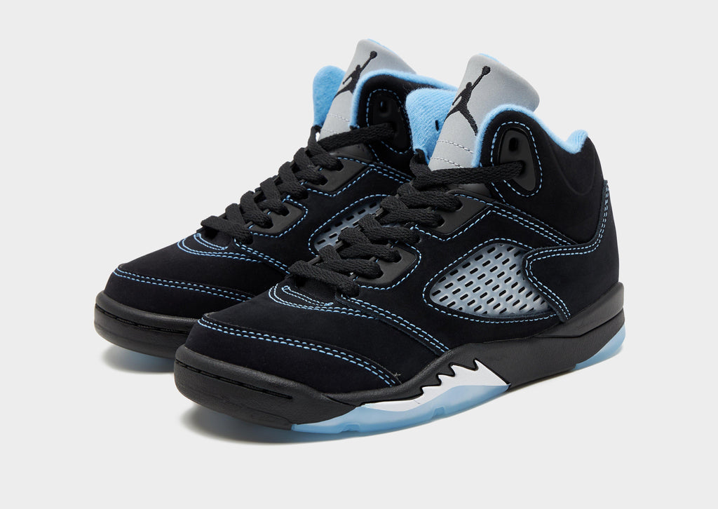 Air 5 Retro 'Black Carolina' Children's