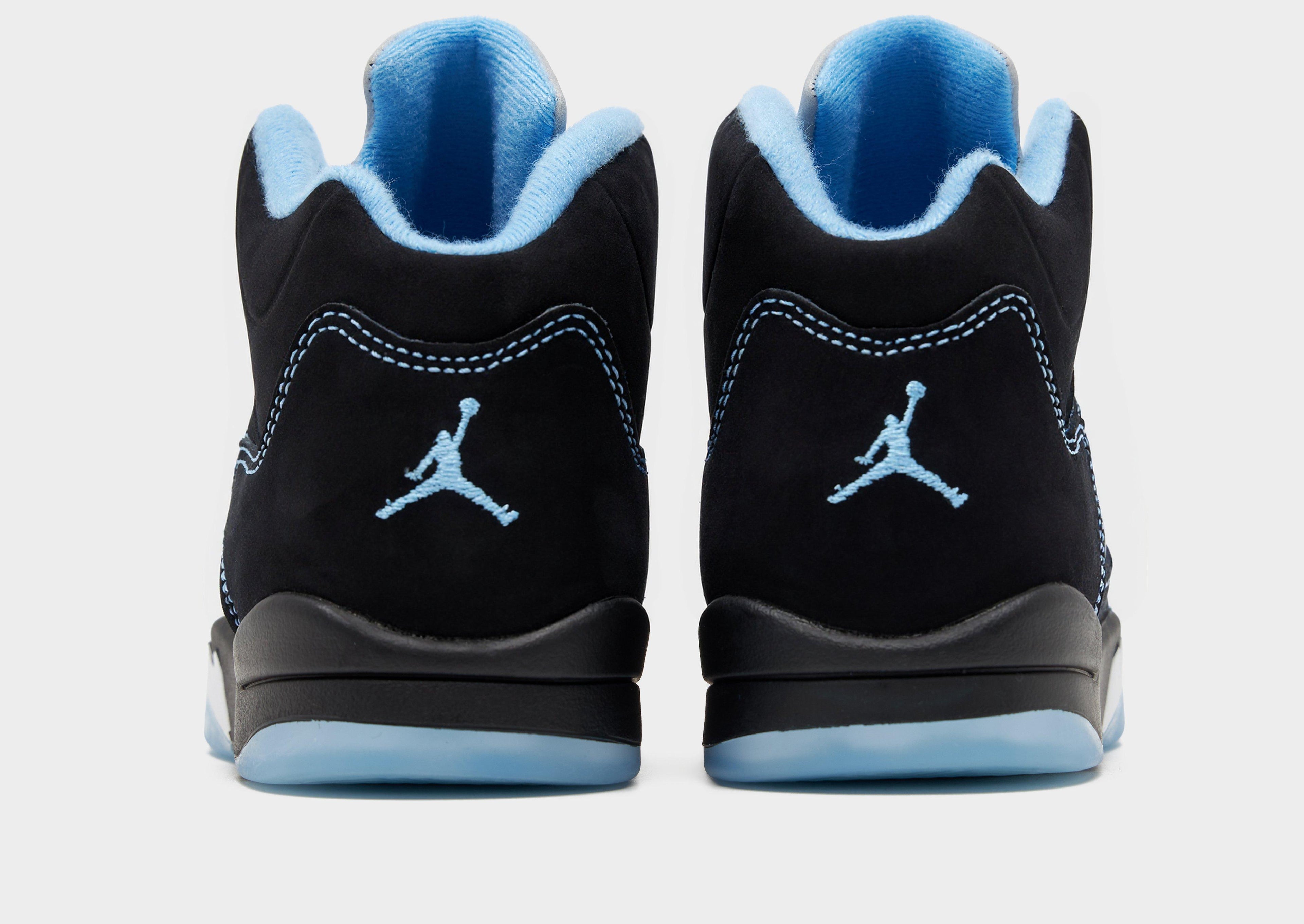 Air 5 Retro 'Black Carolina' Children's