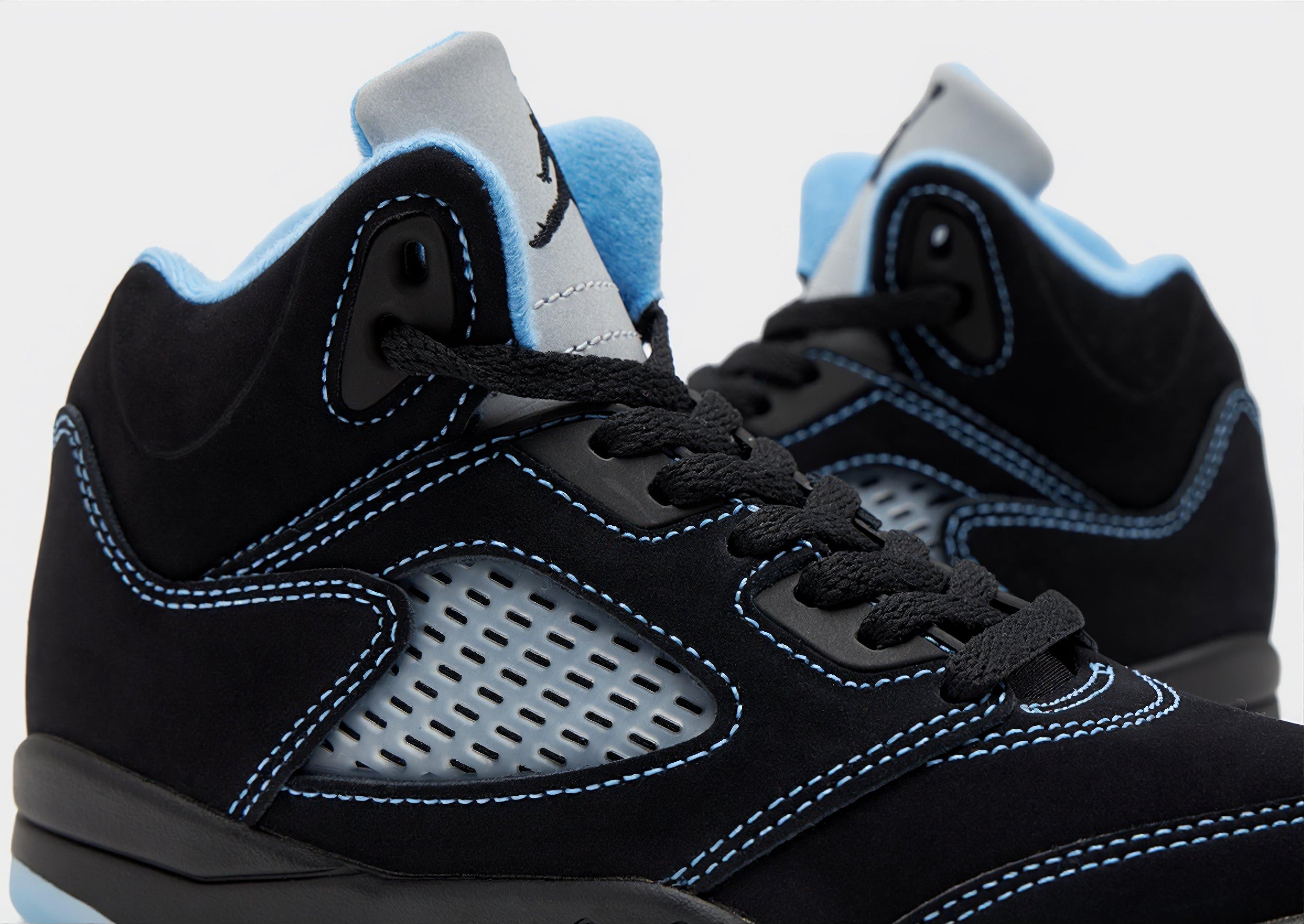 Air 5 Retro 'Black Carolina' Children's