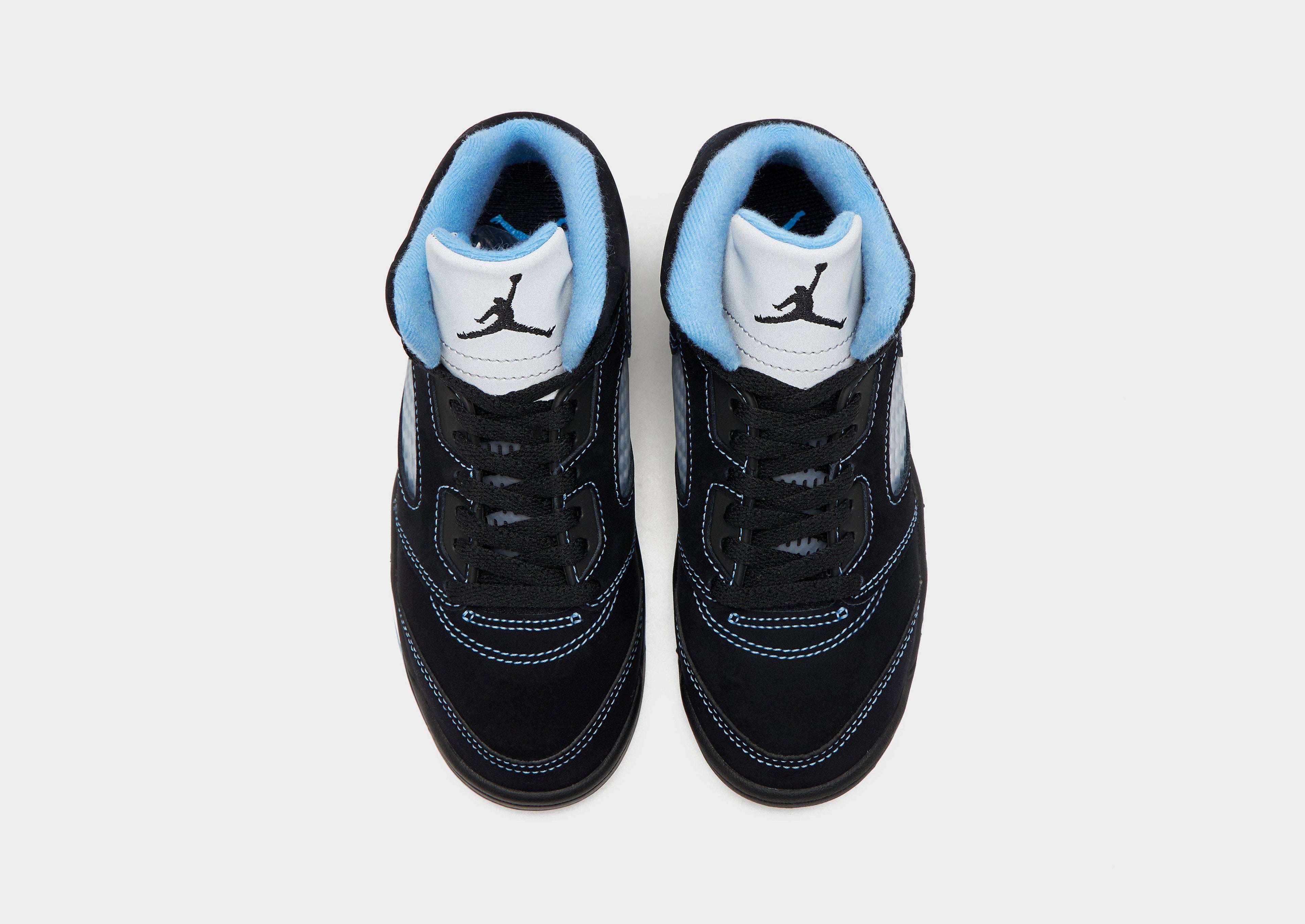 Air 5 Retro 'Black Carolina' Children's