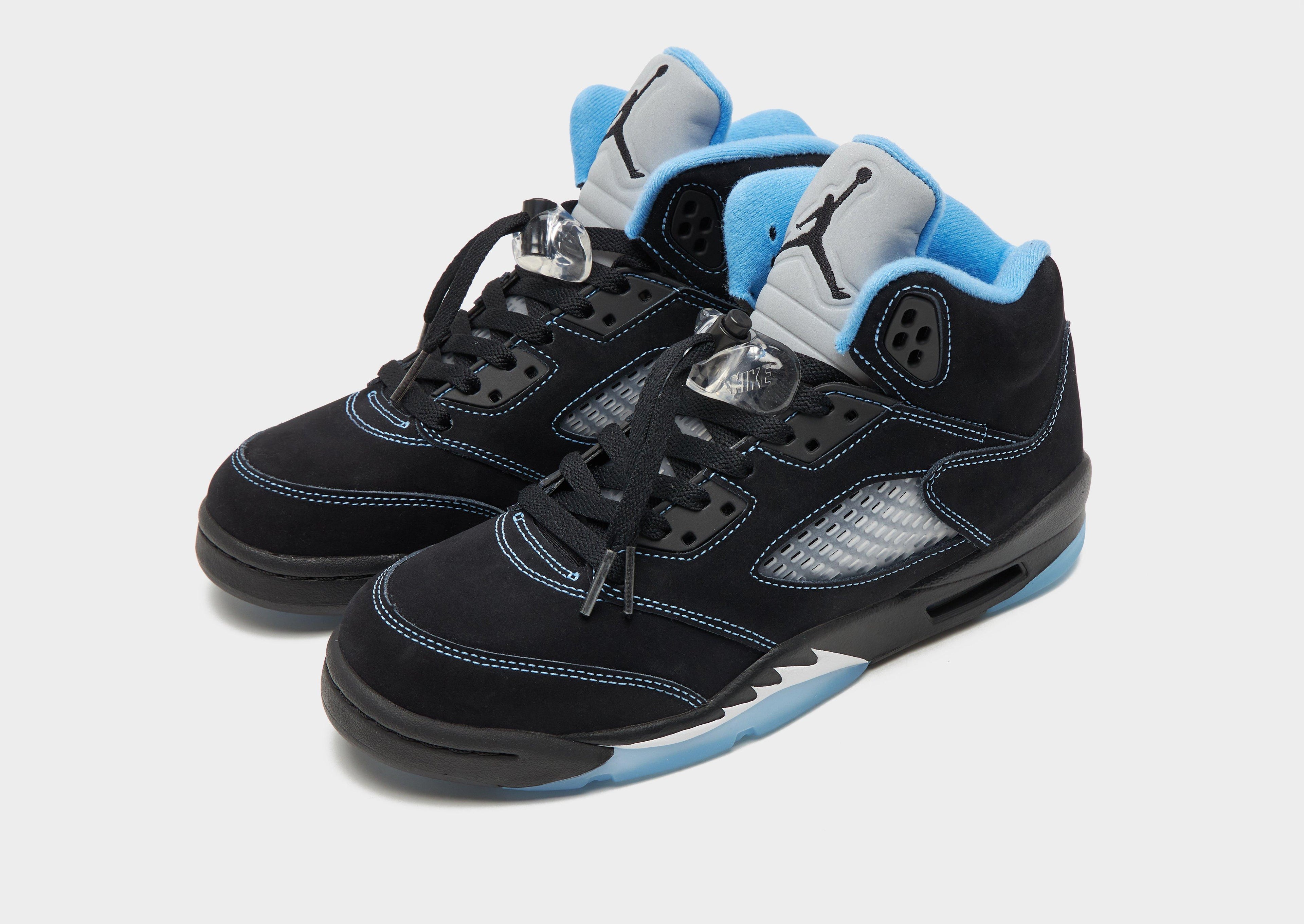 Air 5 Retro 'Black Carolina' Junior's