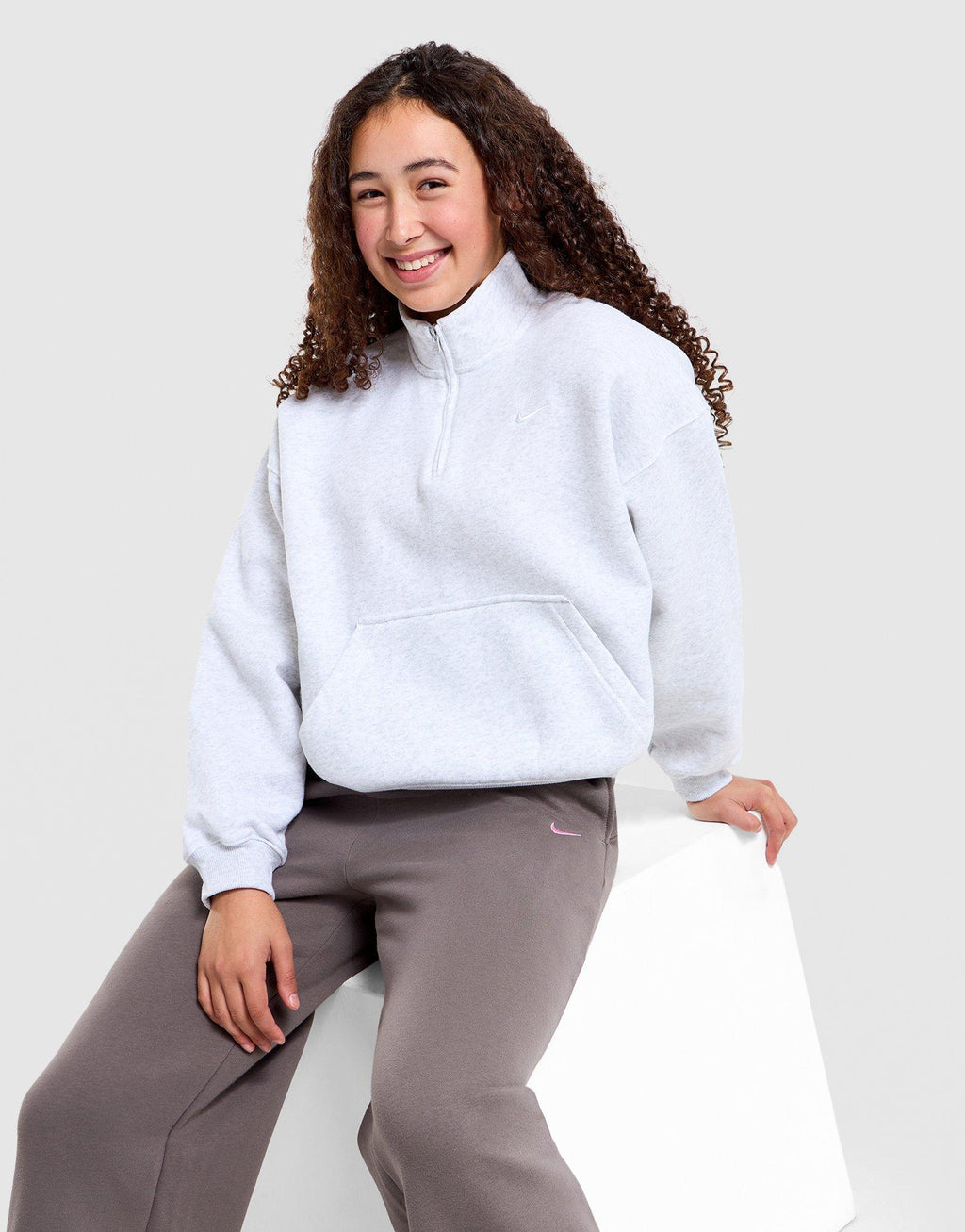 1/4 Zip Track Top Junior's