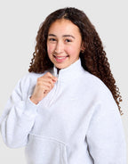 1/4 Zip Track Top Junior's
