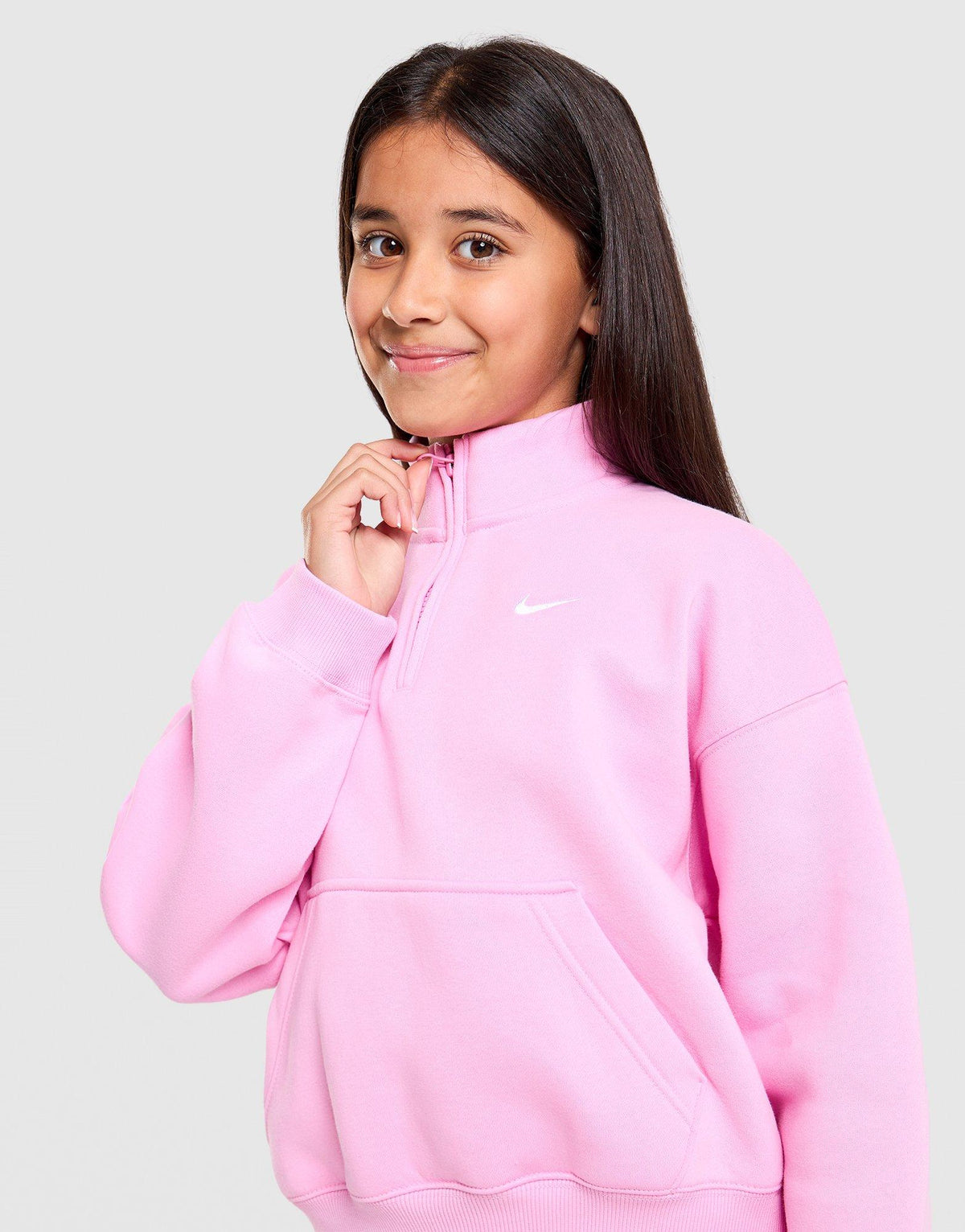 Studio Fleece 1/4 Zip Track Top Junior's