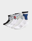 Everyday Crew Socks (6 Pack) Junior's