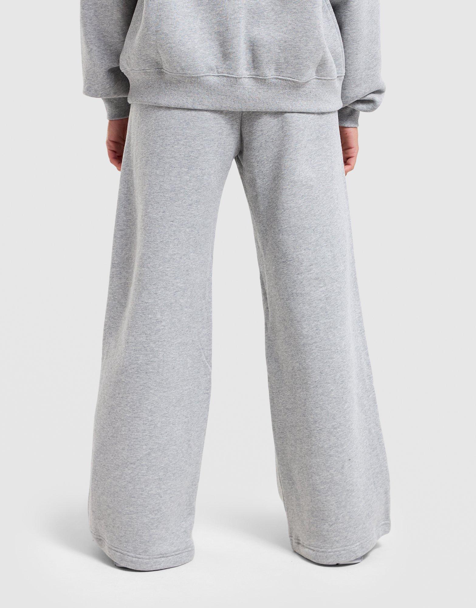 Studio Fleece Medium Weight Mid-Rise Wide-Leg Pants