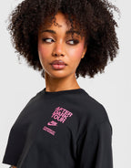 After Dark Tour Cropped Long-Sleeve Running T-Shirt