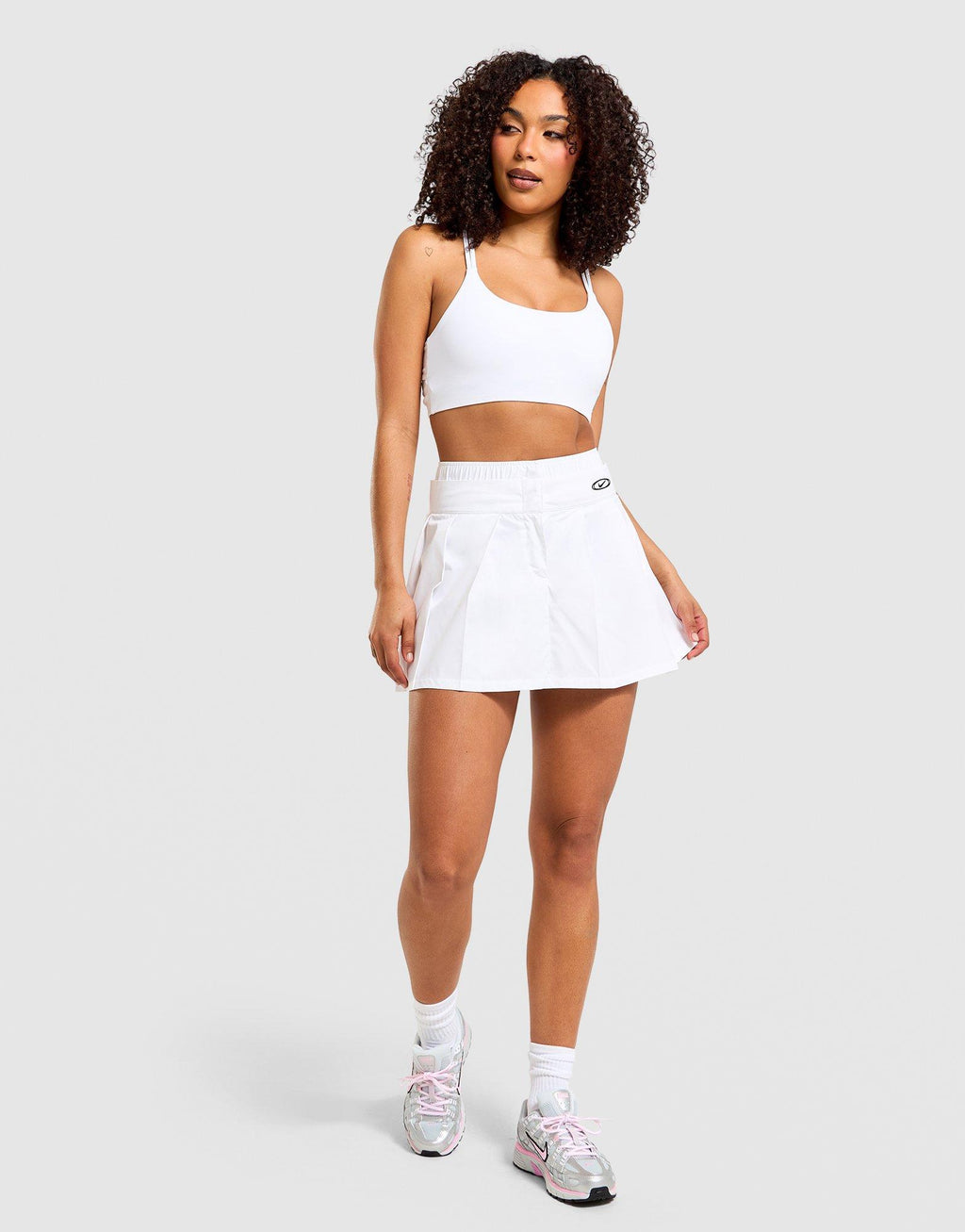 Sportswear Pleated Miniskirt