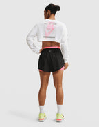 After Dark Tour Cropped Long-Sleeve Running T-Shirt