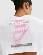 After Dark Tour Cropped Long-Sleeve Running T-Shirt