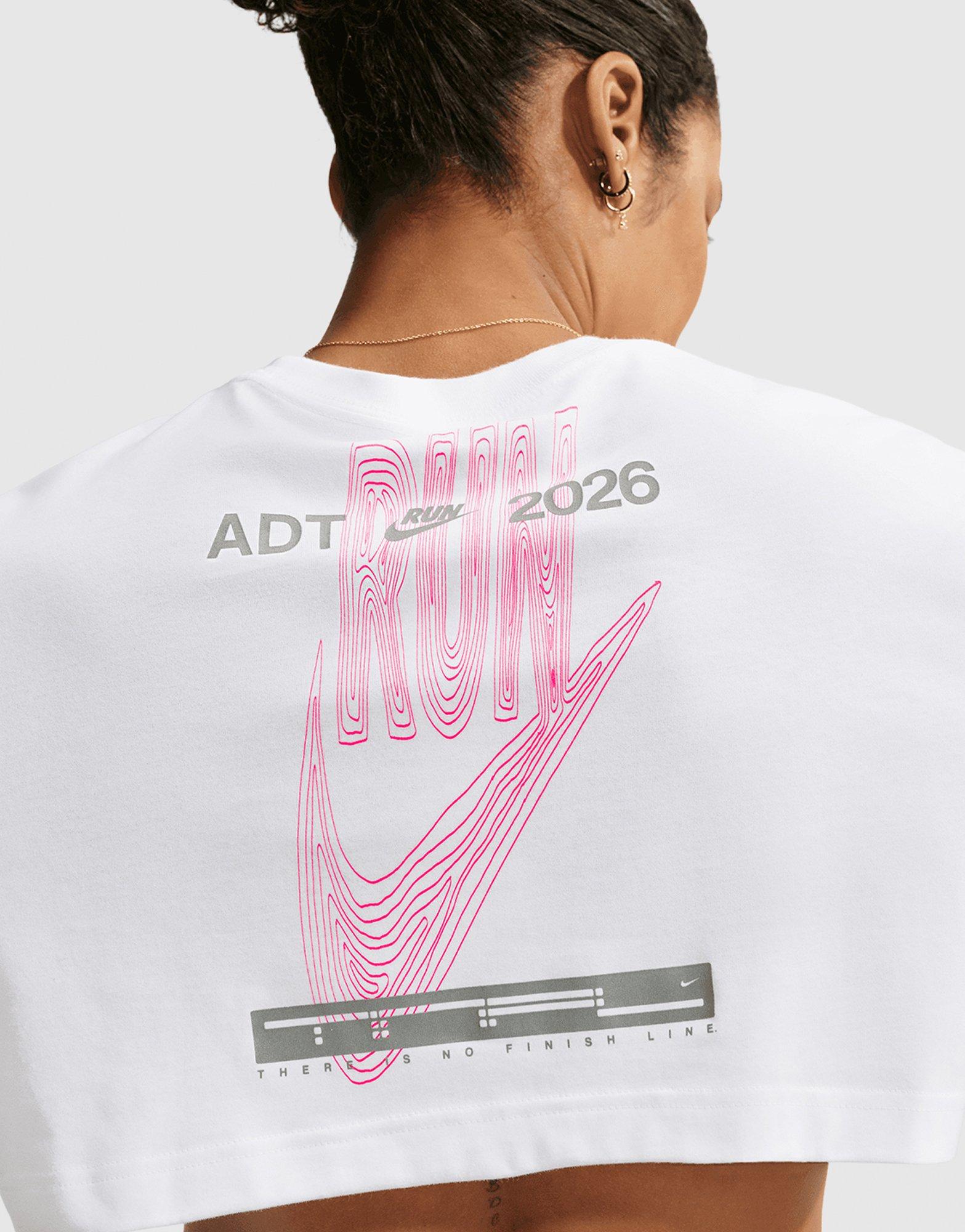 After Dark Tour Cropped Long-Sleeve Running T-Shirt