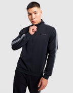 1/4 Zip Logo Track Top