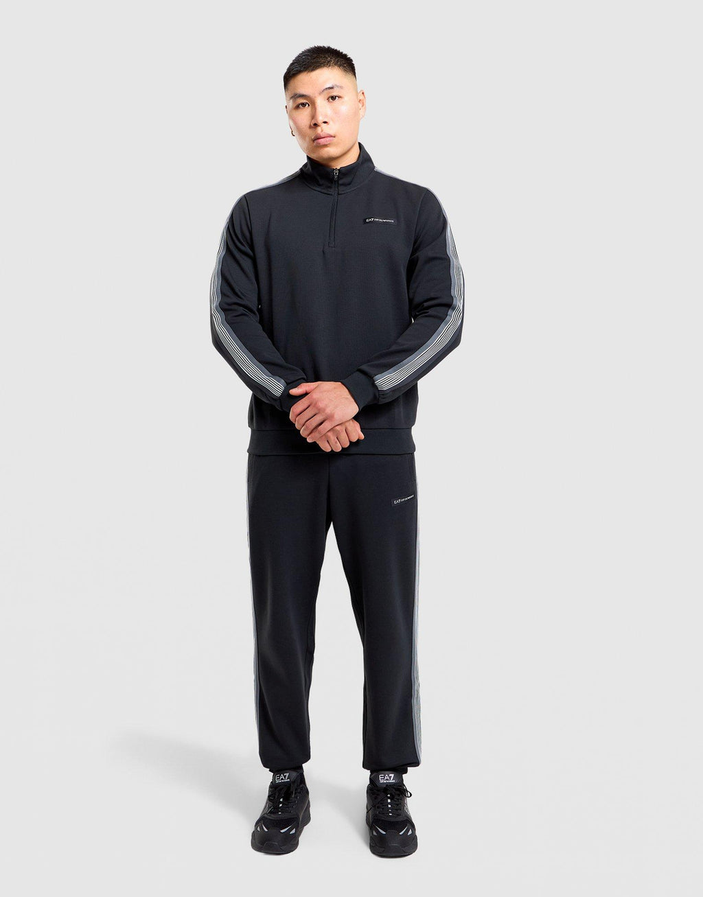1/4 Zip Logo Track Top