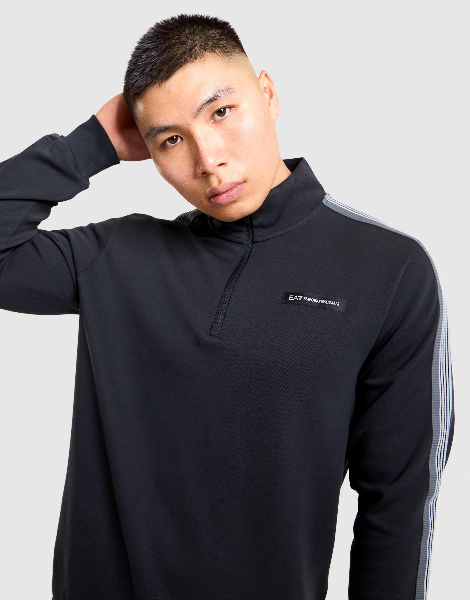 1/4 Zip Logo Track Top