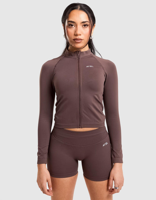 Enhance Full-Zip Top