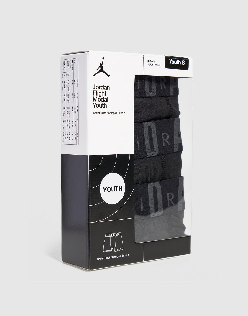 Flight Modal Boxer Briefs (3 Pack) Junior's