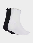 Ruffle Quarter Socks