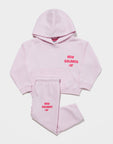 Young Girls Heart Graphic Hoodie/Pant Set Children's